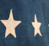 The upclose view of the stars on the 45 Star American Flag from the Spanish American War, Era 1896-1906.