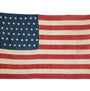 Classic 45-Star American Flag from the Spanish-American War Era (1896-1906)