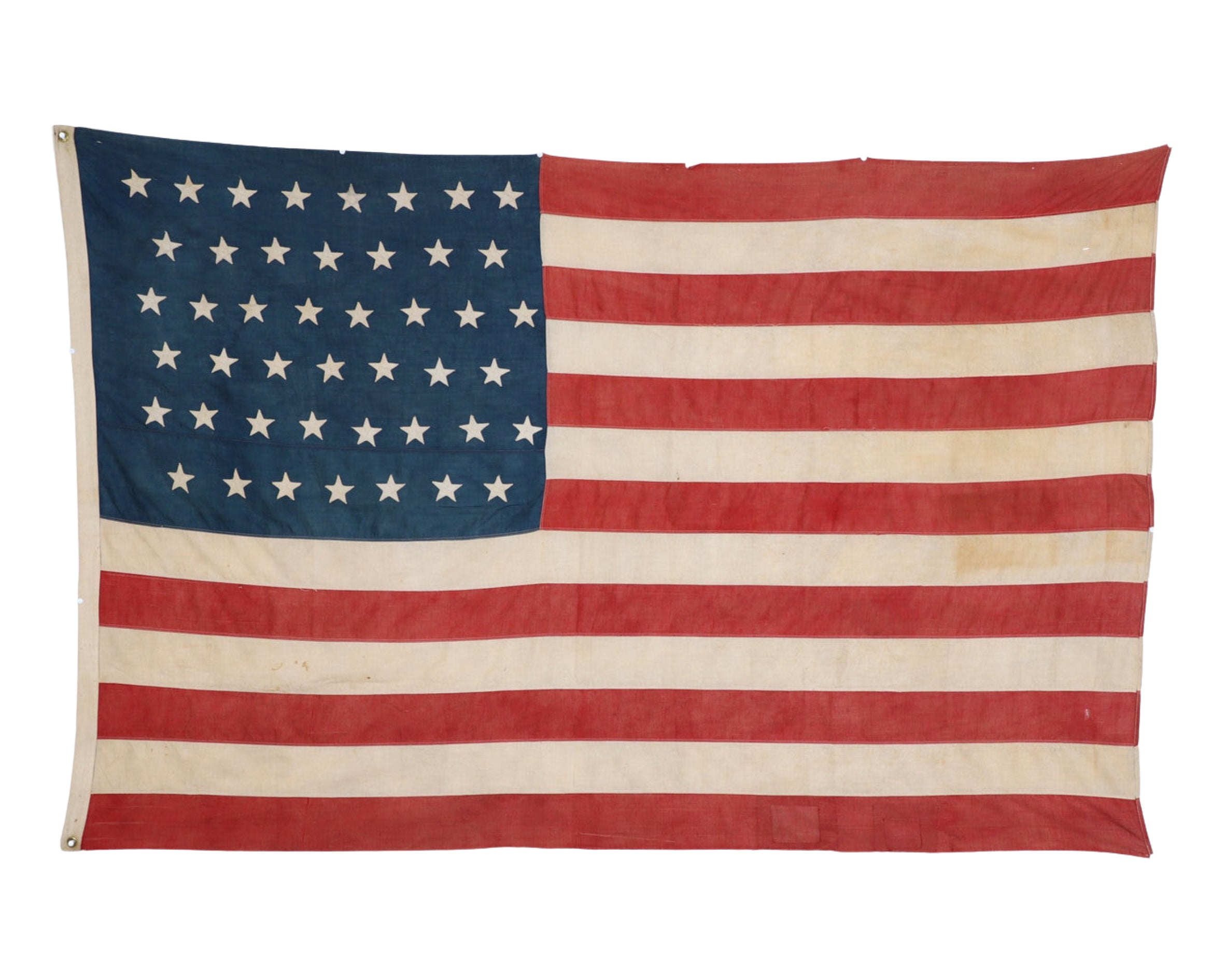 Classic 45-Star American Flag from the Spanish-American War Era (1896-1906)