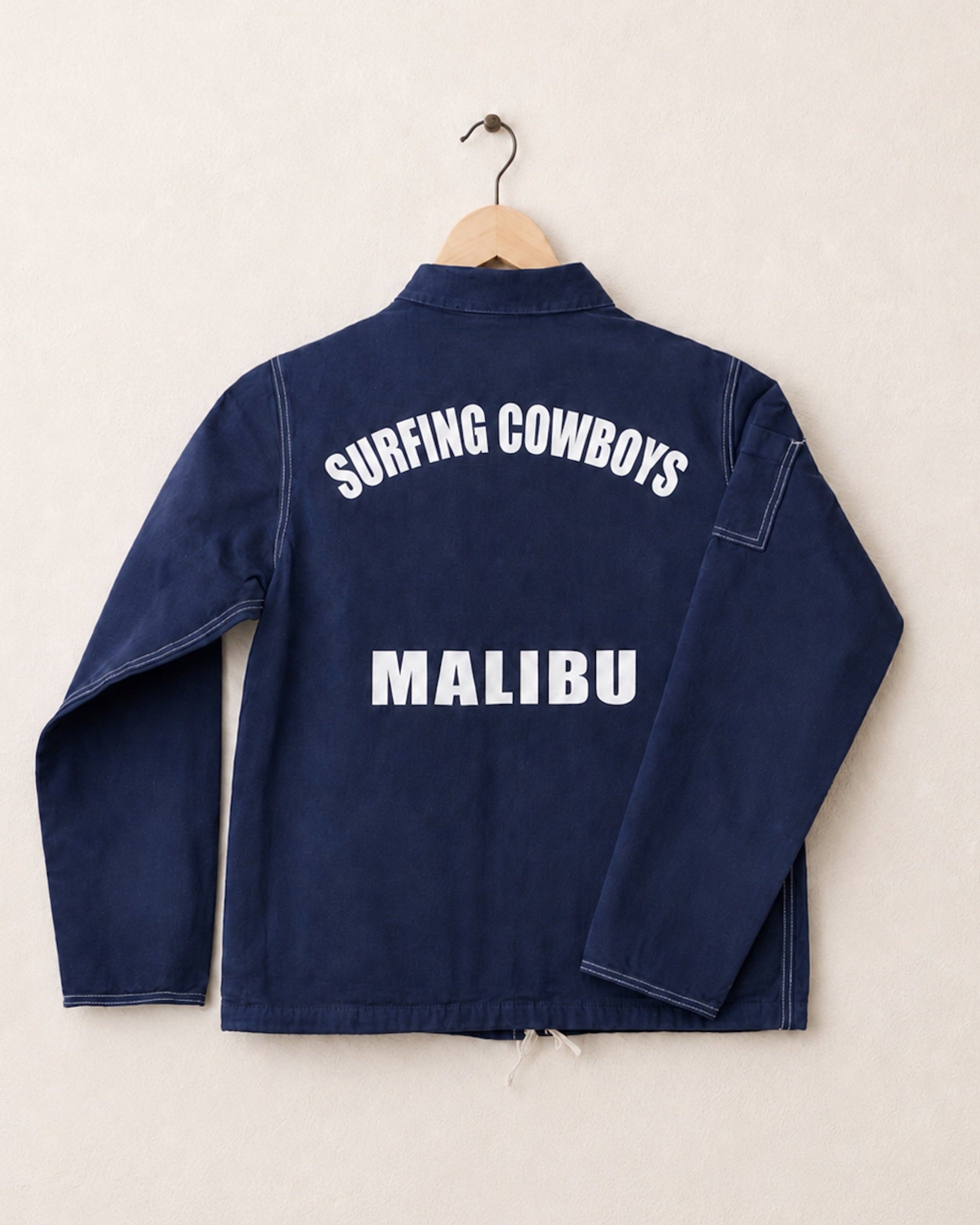 Surfing Cowboys Classic Surf Jacket Navy – Vintage-Inspired Washed