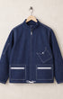 Surfing Cowboys Classic Surf Jacket – Washed Navy Cotton Canvas ront view.