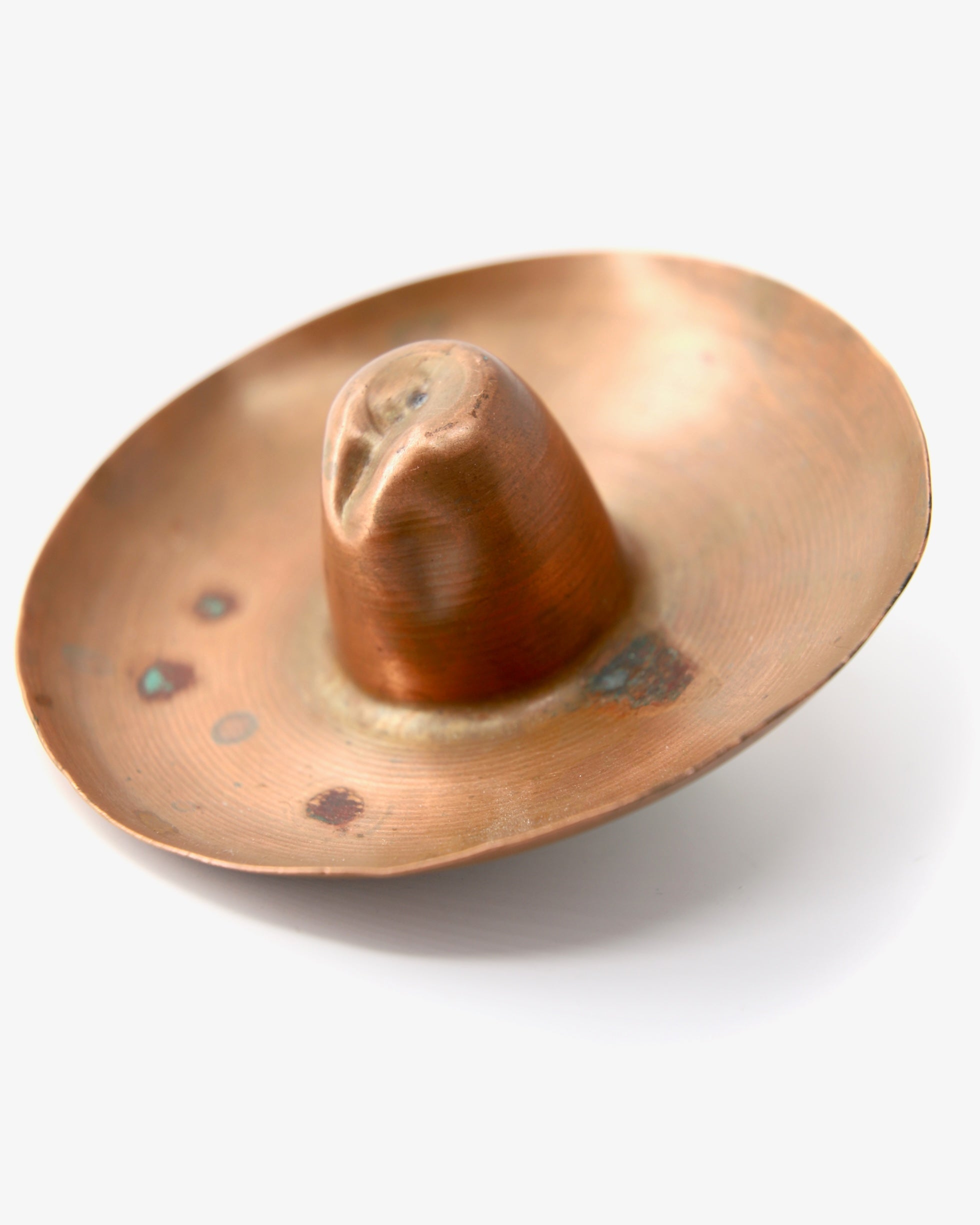 Copper Sombrero Hat Catch-All Ashtray 1960s