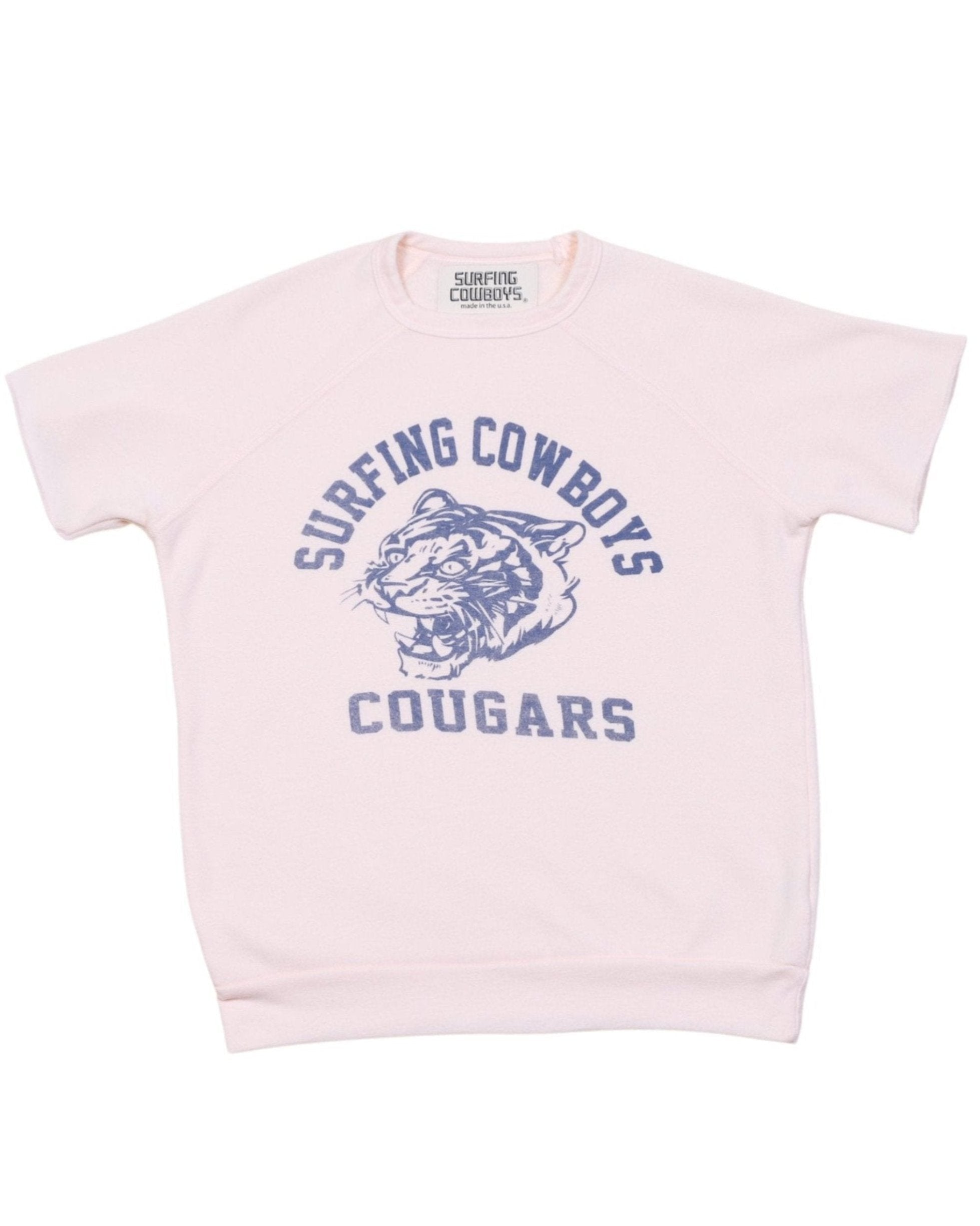 Cougar Short Sleeve Sweatshirt Blush.