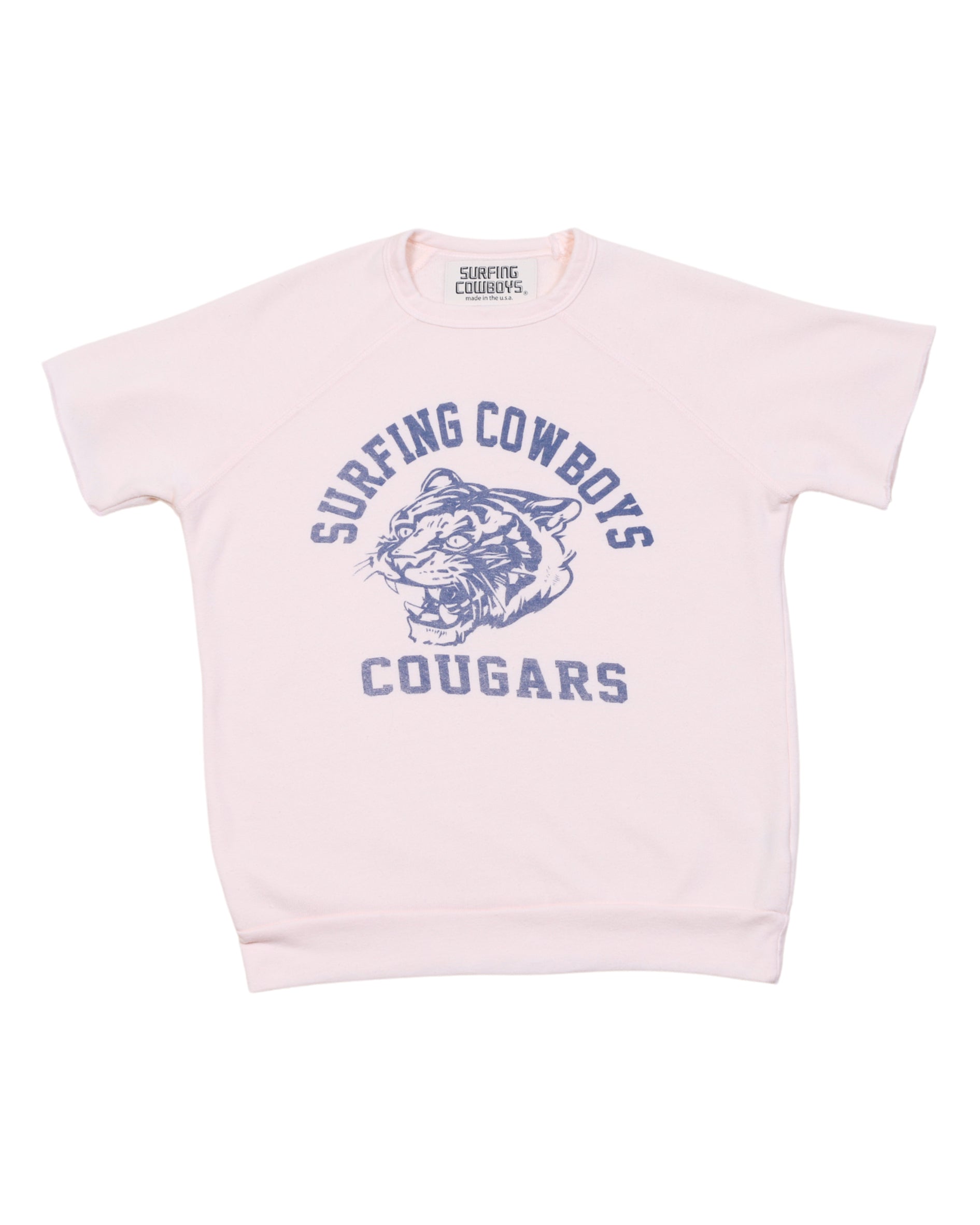 Cougar Short Sleeve Sweatshirt Blush