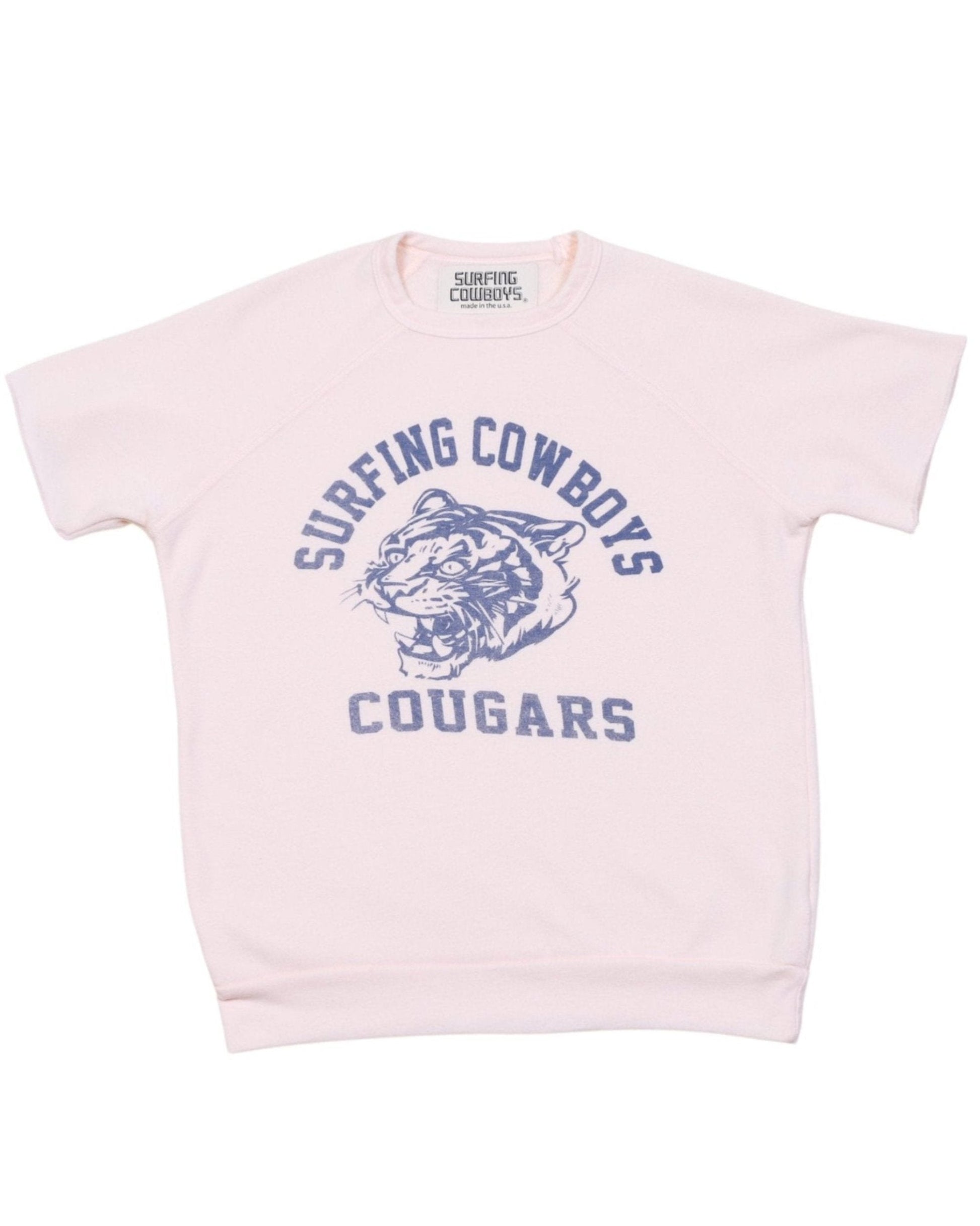 Cougar Short Sleeve Sweatshirt Blush.