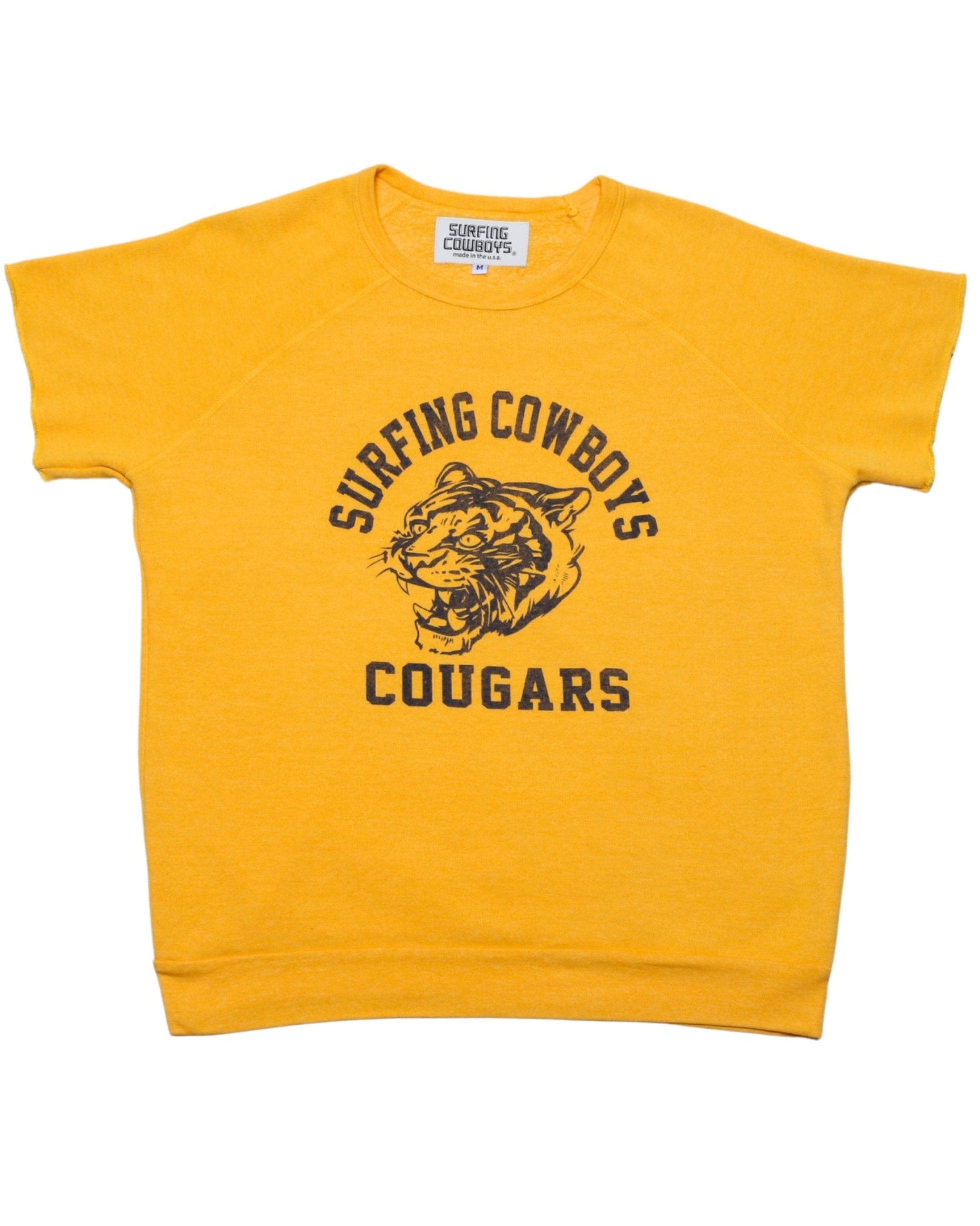 Cougar-Short-Sleeve-Sweatshirt-Gold