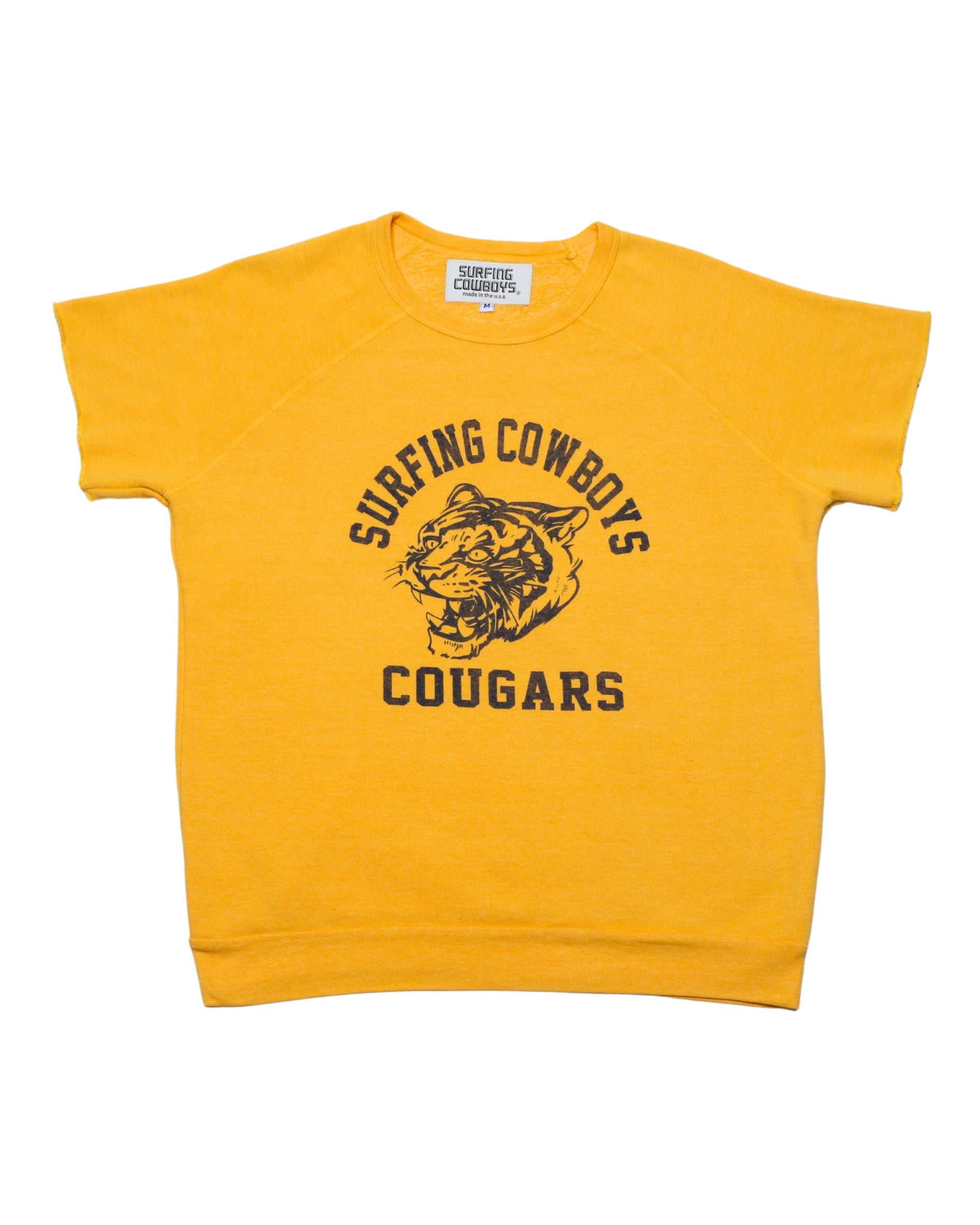 Cougar Short Sleeve Sweatshirt Gold