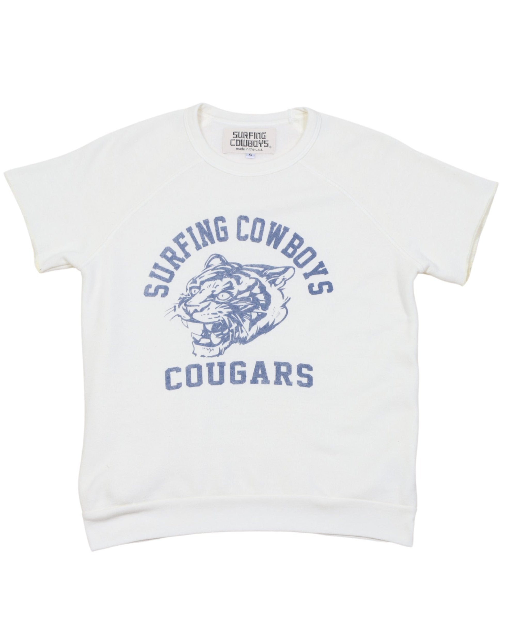 Cougar-Short-Sleeve-Sweatshirt-Off-White
