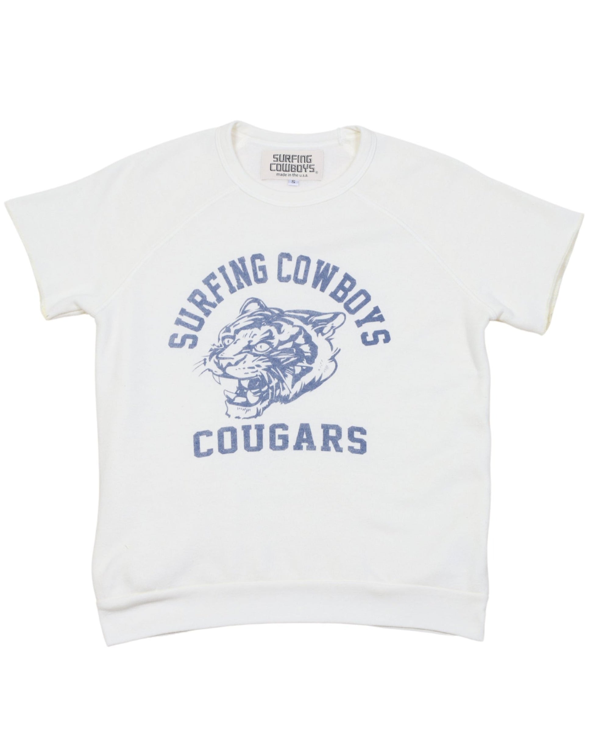 Cougar-Short-Sleeve-Sweatshirt-Off-White