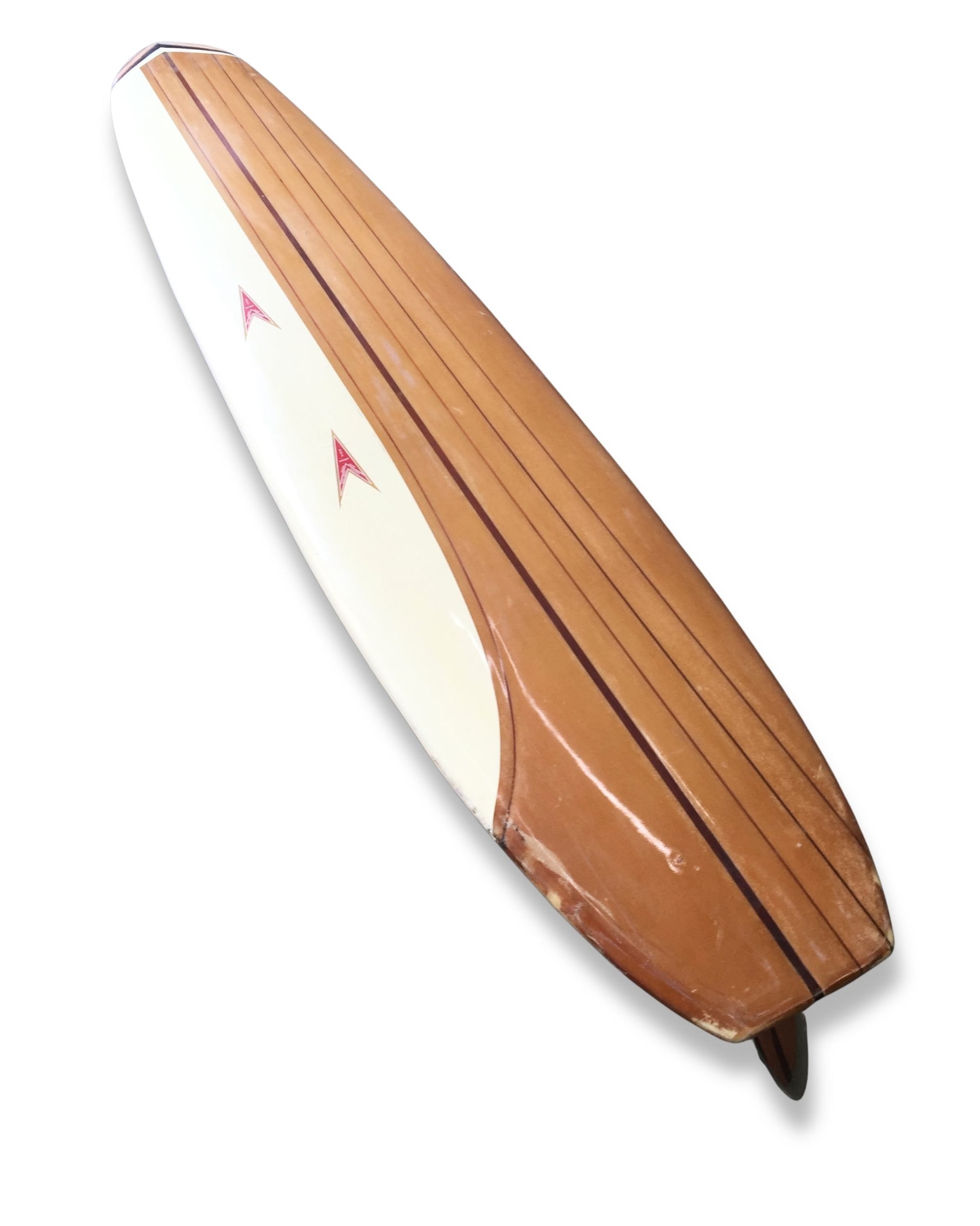 Dave Sweet Complex Stringer Surfboard Early 1960s