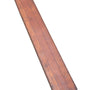 Early 1930s handmade solid redwood California surfboard, approximately 10 feet long, with original weathered patina and finless wooden construction.