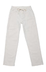Easy Pants Cotton Canvas Natural Front.