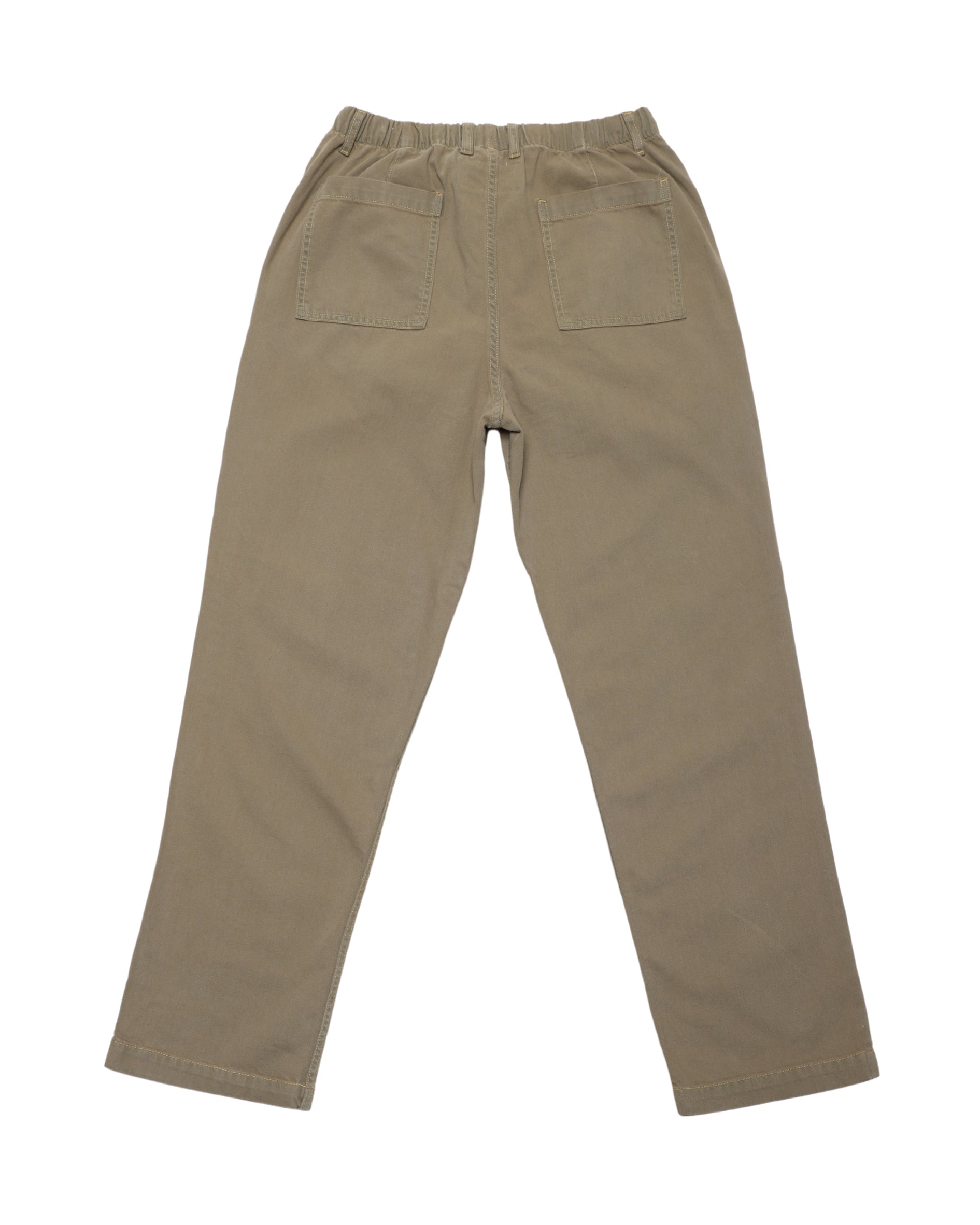 Easy Pants Denim Khaki Back