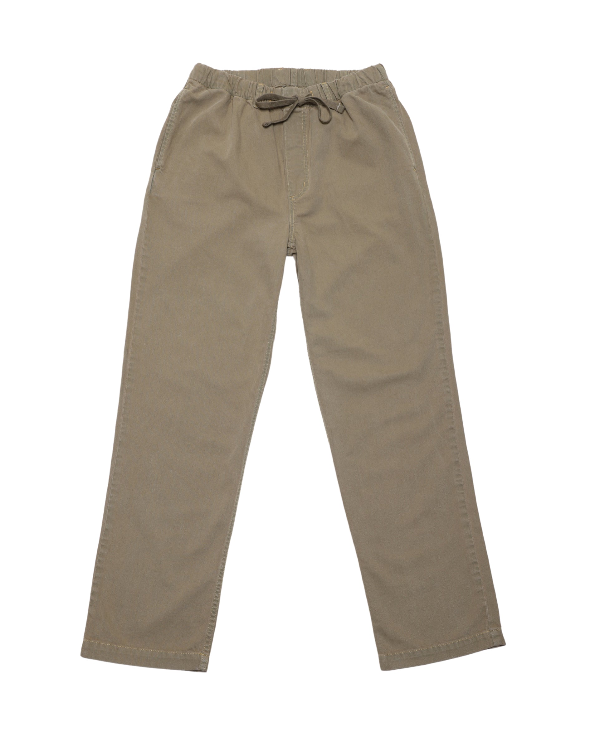 Easy Pants Denim Khaki Front