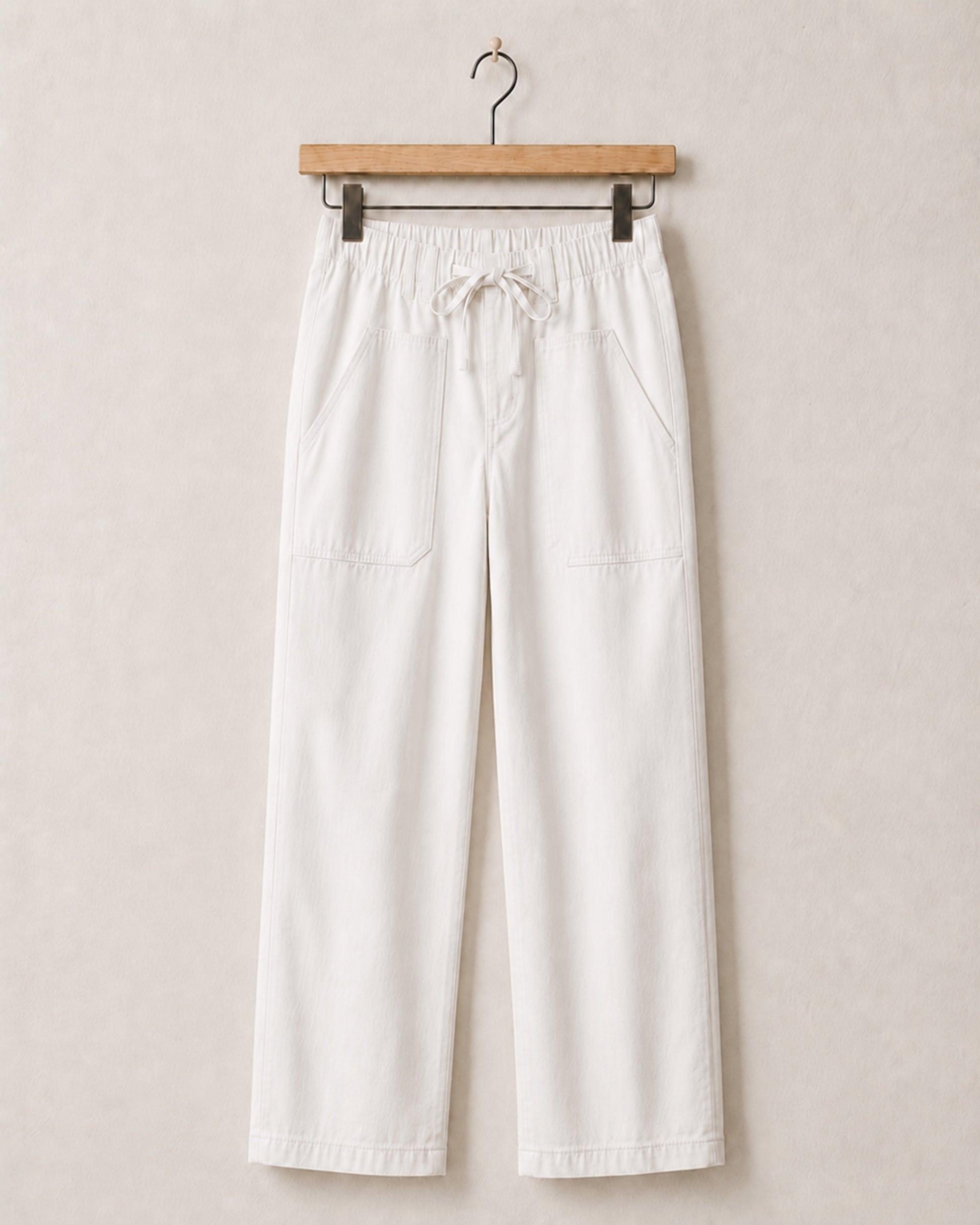 Easy Pants Cotton Canvas Natural