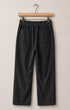 Easy Pants Cotton Canvas – Washed Black - Back View.