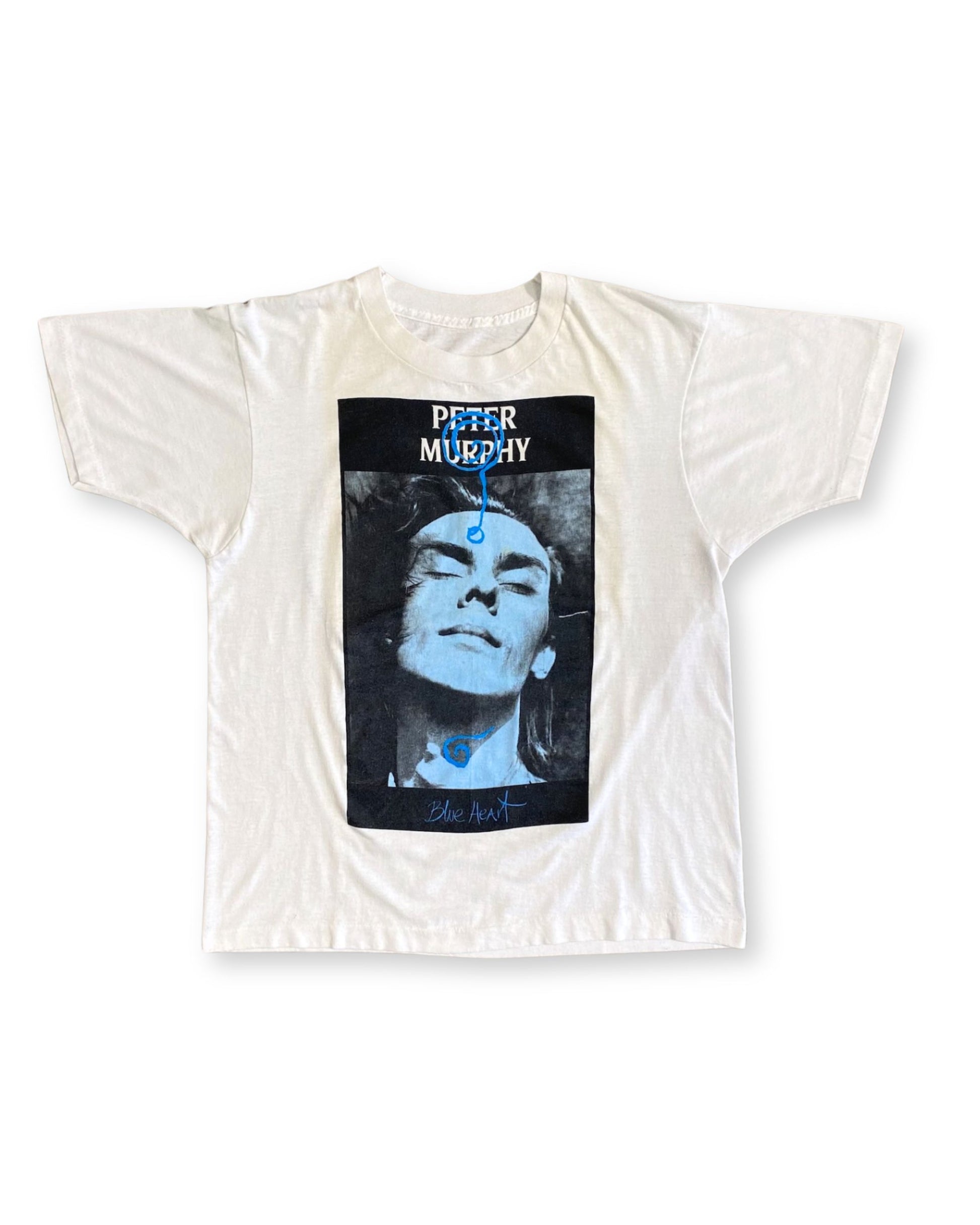 Peter Murphy Blue Heart Promo 1980s T-Shirt - Large
