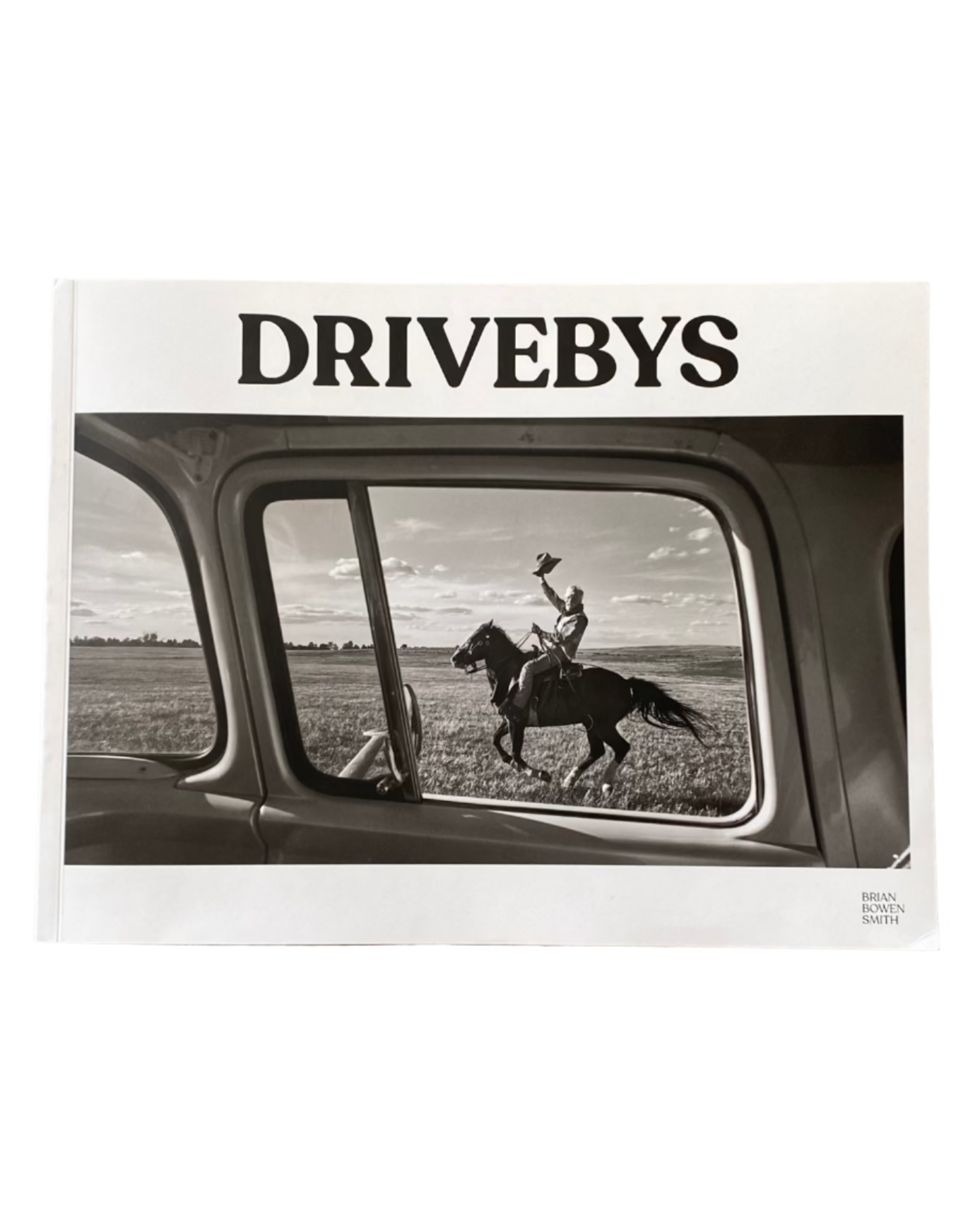 Cover of black-and-white photography book Drive
ys by Brian Bowe Smith
