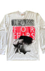 Tears for Fears White T-Shirt Sz SMALL 1980s.