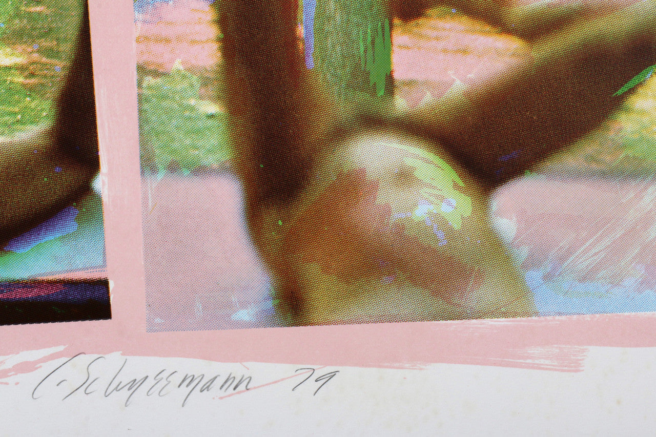 Forbidden Actions by Carolee Schneemann – Limited Edition Screenprint Close Up Photo 4