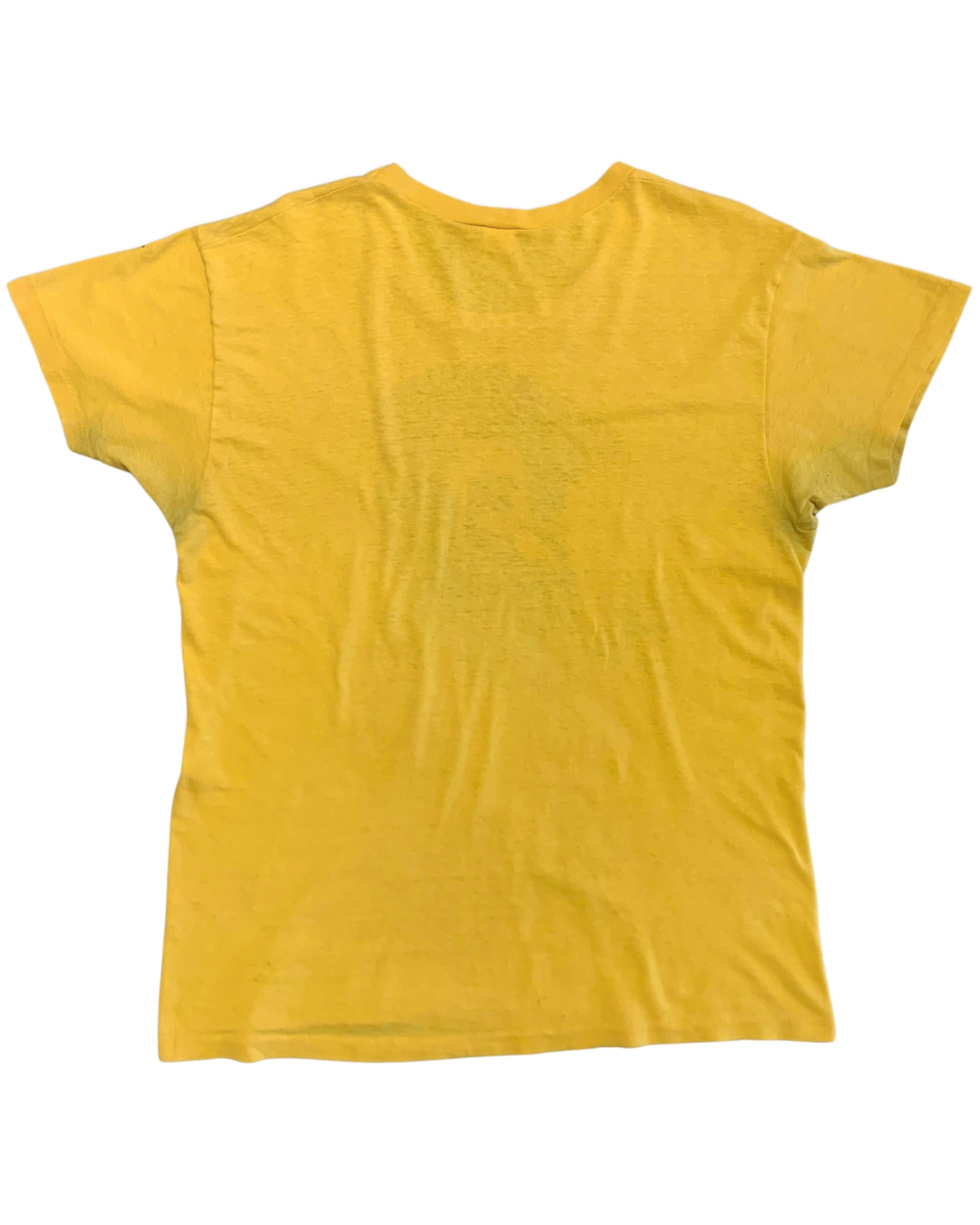 Frank Zappa 1970s T-Shirt Yellow Large USA RARE!