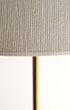 Gerald Thurston for Lightolier Adjustable Table Lamp Brass with Marble Base 1950s USA Shade & Neck View