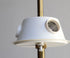 Gerald Thurston for Lightolier Adjustable Table Lamp Brass with Marble Base 1950s USA Socket View