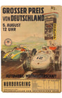 Grosser Preis von Deutschland Nurburgring Poster