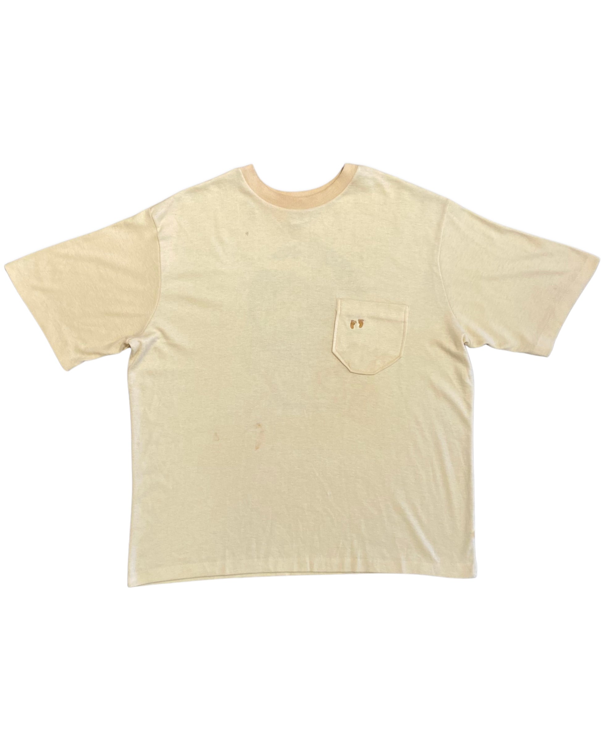 Hang Ten “Flexy Flying” Ken Auster Artwork T-Shirt 1975 – Yellow – Large