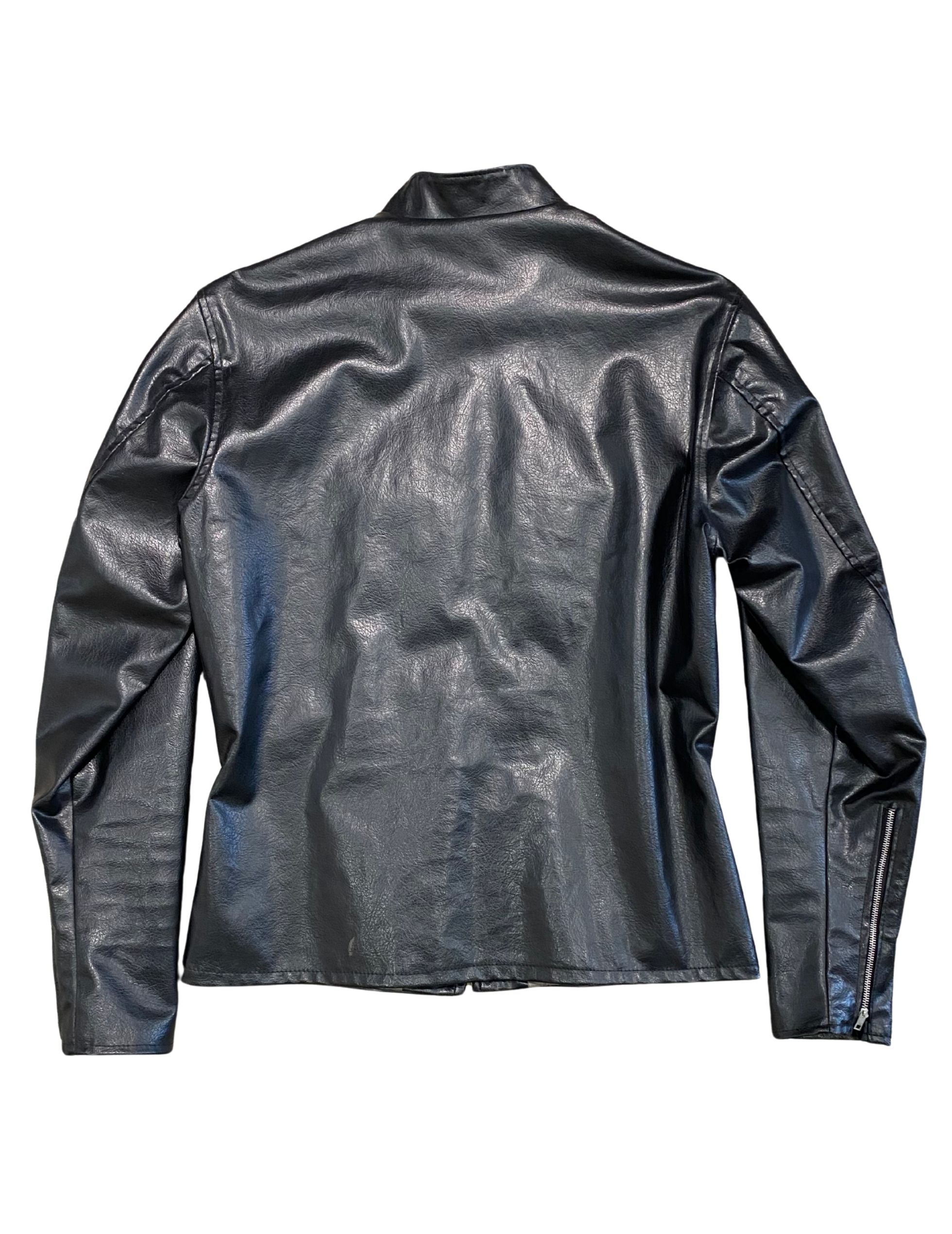 Vintage Harley-Davidson Black Leather Café Racer Jacket – 1960s
