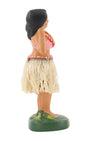 Hawaiian Hula Girl Dancer 3 Nodder 1940-50s Japan 6 in H Side View 2