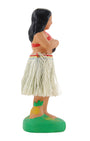 Hawaiian Hula Girl Musician Nodder 1 1940s-50s Japan 6.25 in H Side View 2