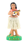 Hawaiian Hula Girl Musician Nodder 1 1940s-50s Japan 6.25 in H Front