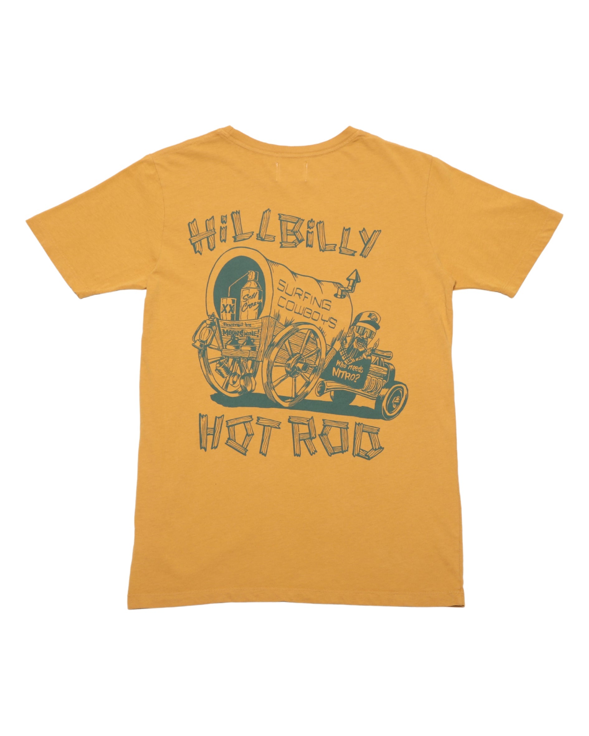 Hillbilly Hot Rod T-Shirt Gold Rush Back