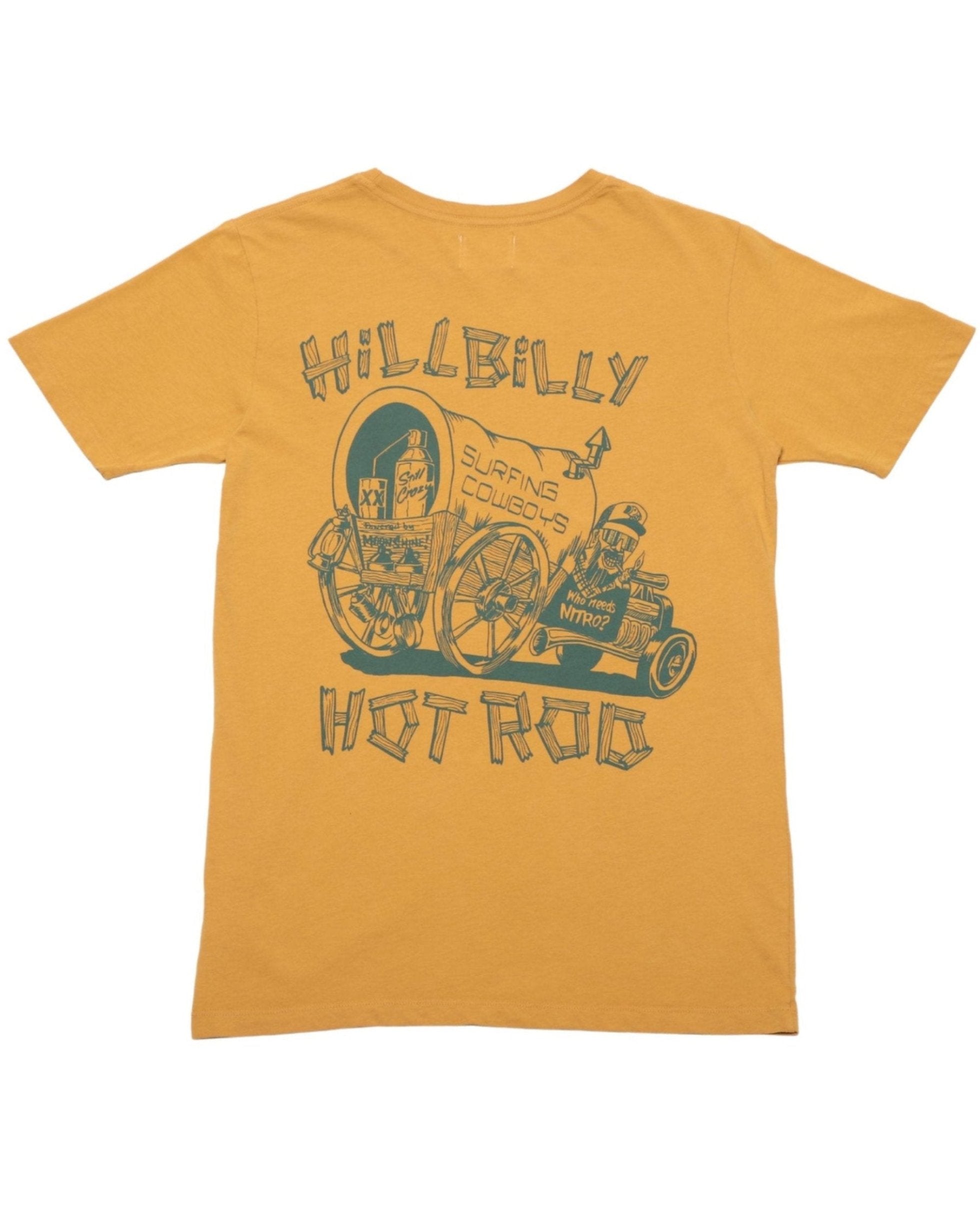 Hillbilly Hot Rod T-Shirt Gold Rush Back