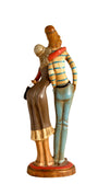 Hippie Couple Statue Made in Italy Backs