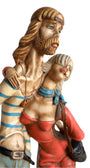 Hippie Couple Statue Made in Italy Front Torso