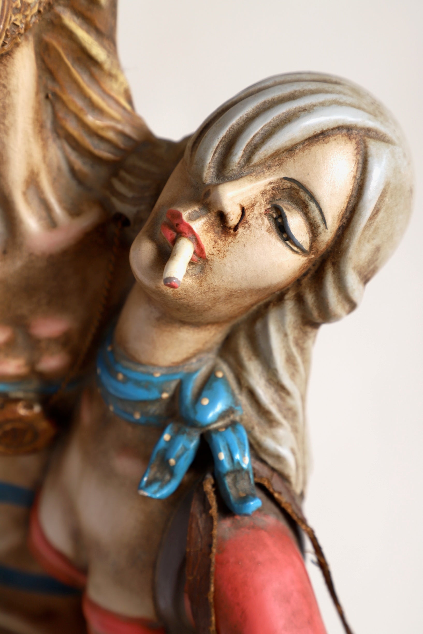 Hippie Couple Sculpture 1970s Italy