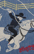 Hopalong Cassidy Bar 20 Ranch Blanket Cowboy Close Up