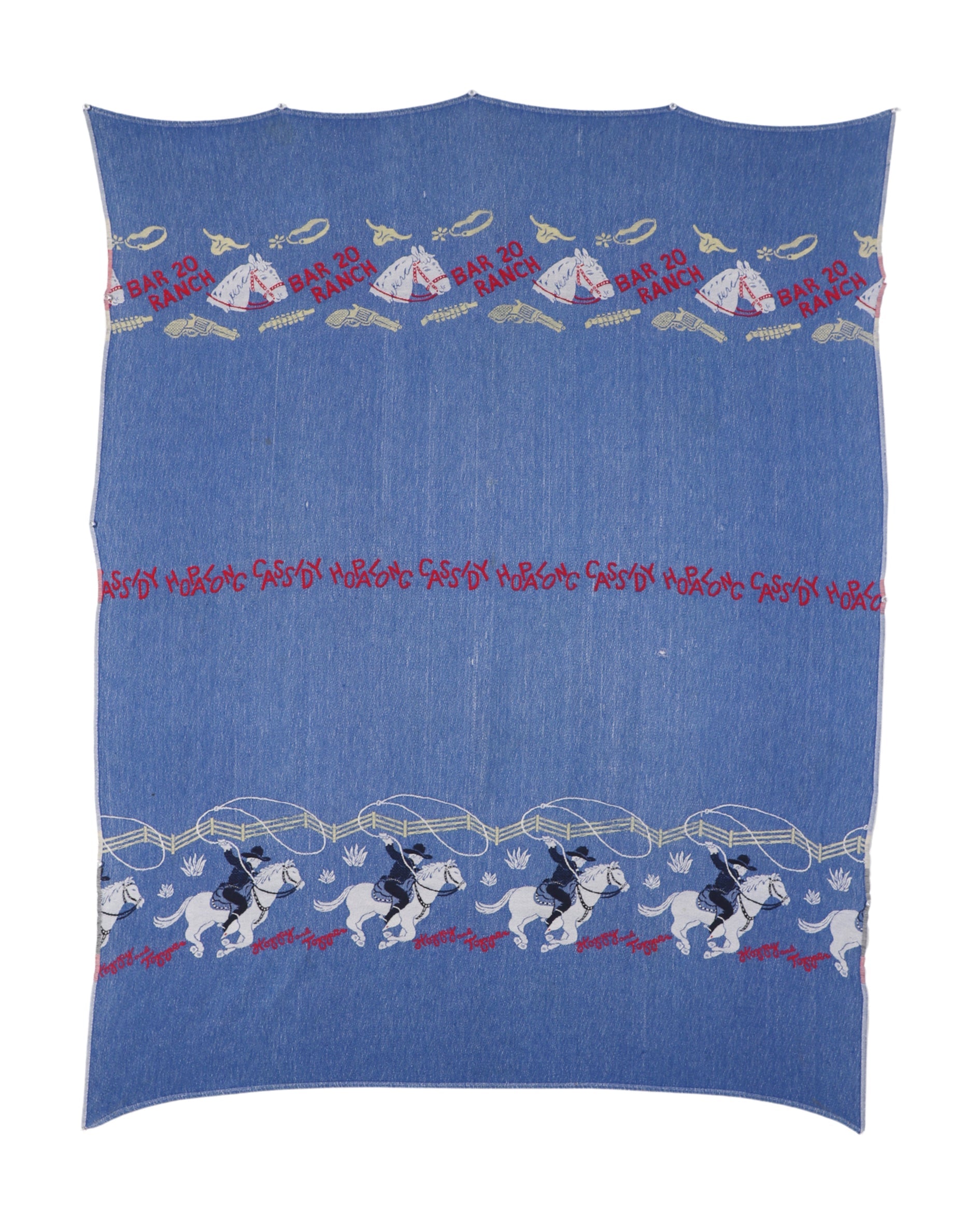 Hopalong Cassidy Bar 20 Ranch Blanket Full View