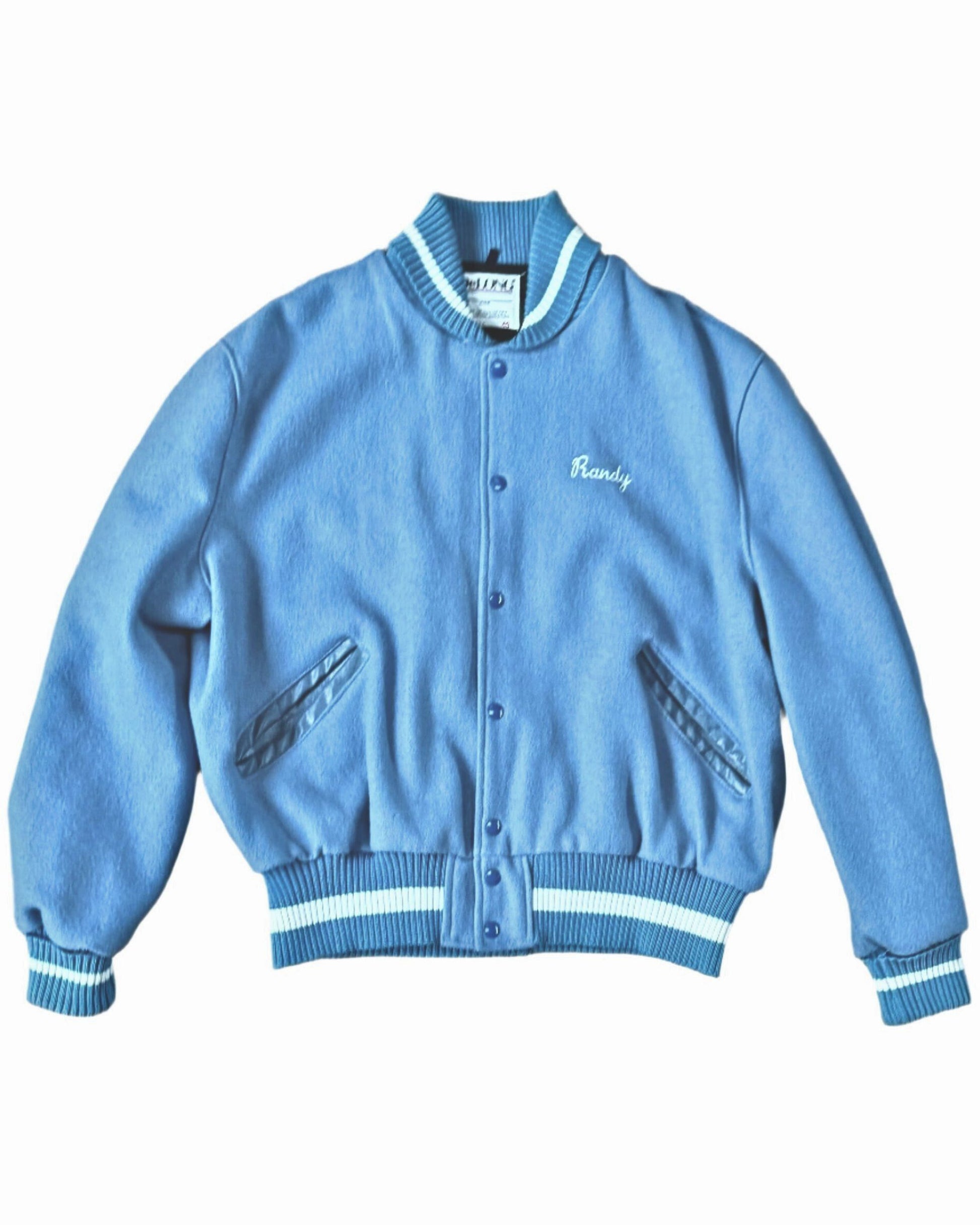 HOT N TOTS So Cal Car Club Jacket Circa 1980s  X-LARGE Blue USA