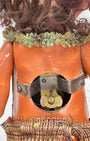Vintage Buddy Lee Hula Girl doll wind-up mechanism on back