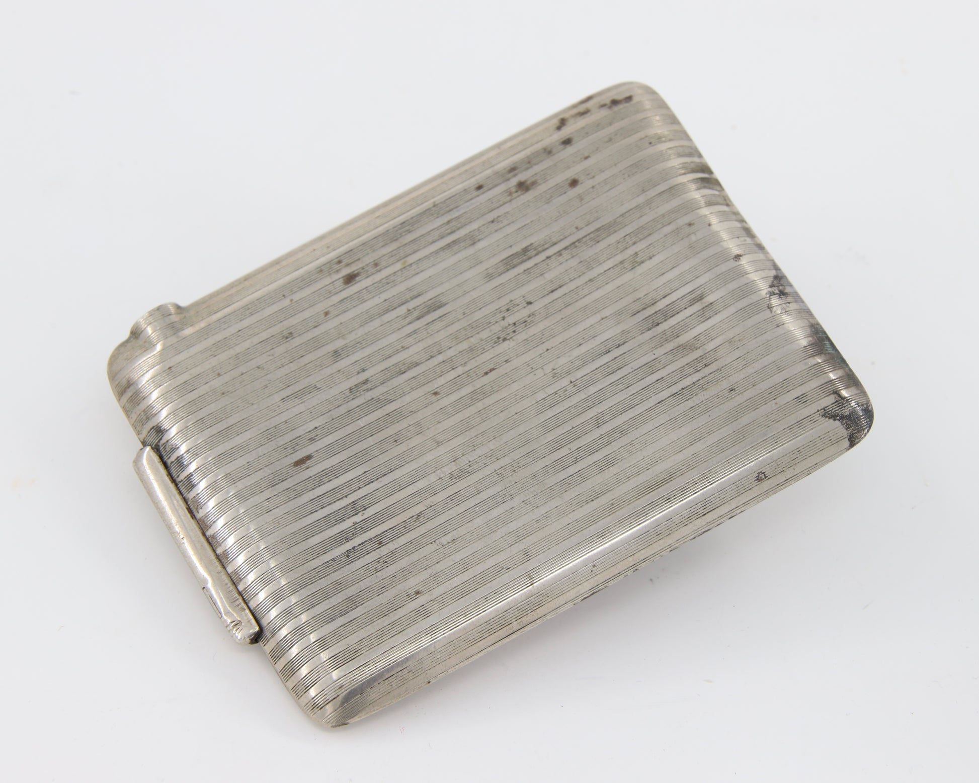 Antique Spring Loaded Novelty Cigarette Carry Case Sterling Silver by Talco
