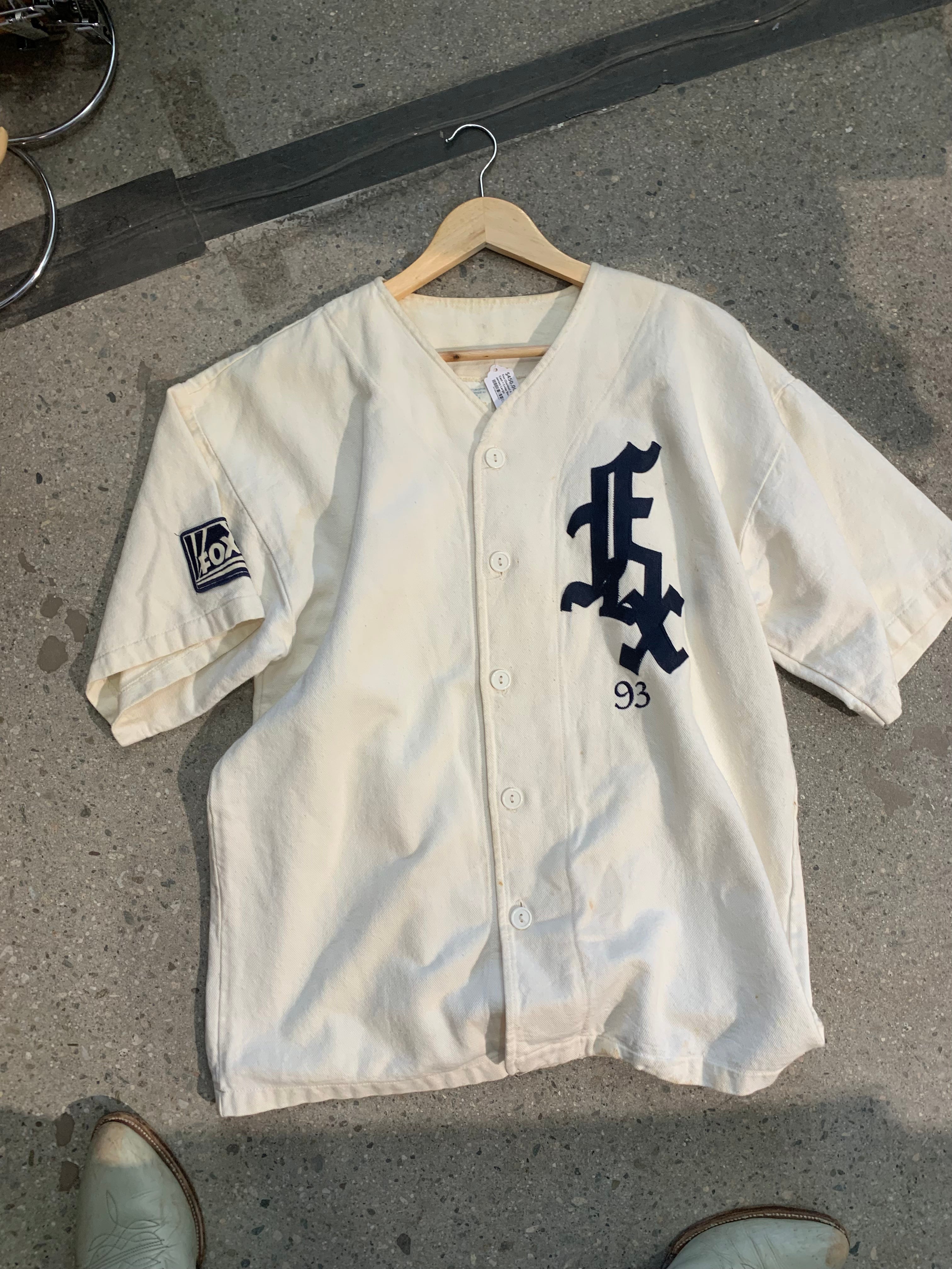 Fox Channel 6 1993 Cast + Crew Baseball Jersey Large