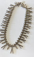 Sterling Silver MidCentury Wishbone Necklace Mexico 1960s. 