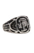 Indian Profile Ring, Fred Harvey Era, Sterling Silver  1