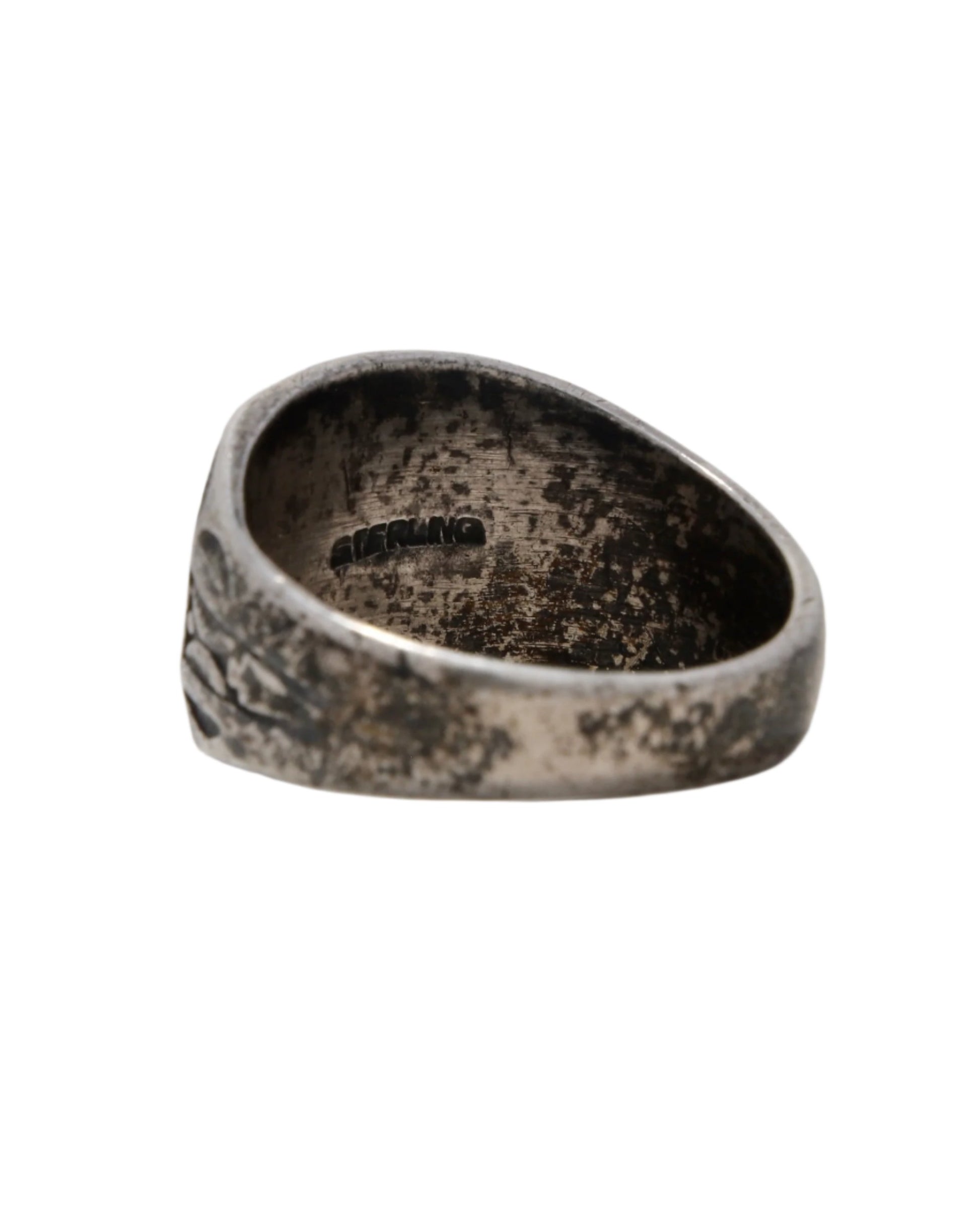 Indian Profile Ring, Fred Harvey Era, Sterling Silver  3