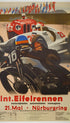 Int. Eifelrennen Nurburgring Poster 1937 - Authentic Original