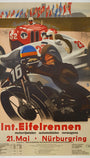 Int. Eifelrennen Nurburgring Poster 1937 - Authentic Original