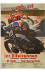Int. Eifelrennen Nurburgring Poster 1937 - Authentic Original